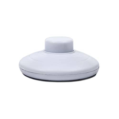 BELLAY 250 V AC Stromleitung, Fußschalter, halber Weg, für Stehlampen, Heimwerken, Anschlüsse für Stromkabel (Color : White, Size : 1 Stück) von BELLAY