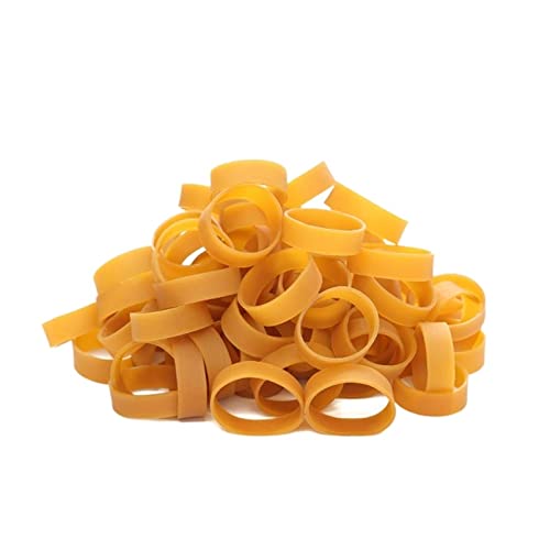 BELLAY Dicke 1,5 mm elastische Gummibänder Befestigungen for Bankpapier Rechnungen Büro Schule Schreibwaren dehnbar (Color : 25x10mm, Size : 50Pcs) von BELLAY