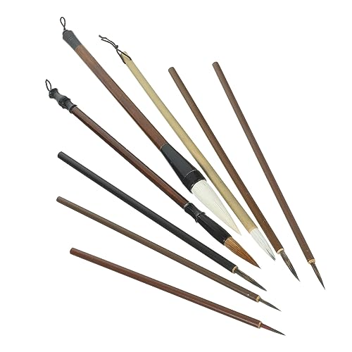 BELLIFFY 1 Satz Pinselsatz Pinselstifte Mit Holzgriff Tintenmalpinsel Kalligraphiestift Chinesischer Malpinsel Schülerschreibwaren Multifunktions Malpinsel Malen Zeichnen von BELLIFFY