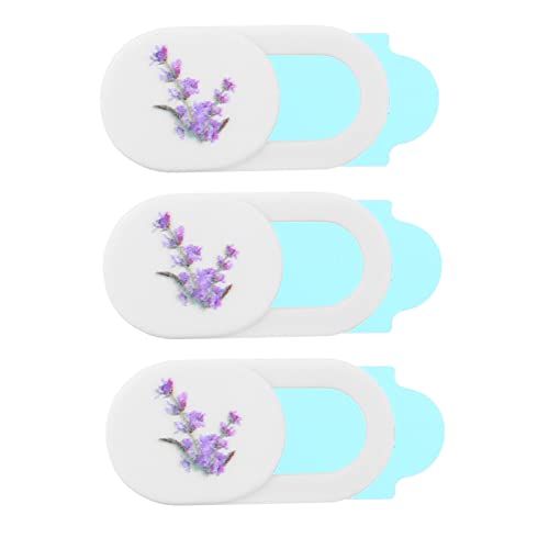BELLIFFY 3 Stücke Webcam-abdeckschieber Mit Lavendel-Muster-Web- - -verzierung von BELLIFFY