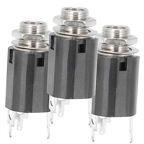 BELLIFFY 3 Teiliges Audio Buchsen Zubehör, Instrumententafelmontage, Mikrofon Klinkenadapter, Audio Klinkenbuchse, Gitarrenpedal, Klinkenstecker, Kopfhöreradapter, Klinkenstecker BELLIFFY 3 Teiliges Audio Buchsen Zubehör, Instrumententafelmontage, Mikrofon Klinkenadapter, Audio Klinkenbuchse, Gitarrenpedal, Klinkenstecker, Kopfhöreradapter, Klinkenstecker von BELLIFFY