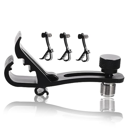 BELLIFFY 4 Teiliger Drum Rim Clip, Stoßfeste Drum Mikrofon Clips, Stoßfeste Drum Rim Mikrofon Clips, Drum Clips, Drum Mikrofon Klemme, Mic Drum Rim Klemme, Kunststoff Drum Clip, Stoßfester BELLIFFY 4 Teiliger Drum Rim Clip, Stoßfeste Drum Mikrofon Clips, Stoßfeste Drum Rim Mikrofon Clips, Drum Clips, Drum Mikrofon Klemme, Mic Drum Rim Klemme, Kunststoff Drum Clip, Stoßfester von BELLIFFY