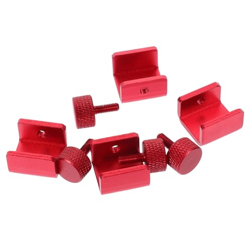BELLIFFY 4 Teiliges Druckerzubehör 3D Drucker Heizbettklemmen Verstellbare Heizbettklammern Verstellbare Glasklemmen Verstellbare Glasklammern 3D Druckerbettklammern 3D Druckerbettklemmen von BELLIFFY