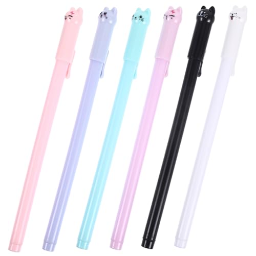 BELLIFFY 6 Stück Kreative Schreibwaren Stiftkappe Katzen Gelstift Gelstift Für Studenten Zum Schreiben Katzenstift Katzenstifte Schreibwaren Schöner Schreibstift Cartoon BELLIFFY 6 Stück Kreative Schreibwaren Stiftkappe Katzen Gelstift Gelstift Für Studenten Zum Schreiben Katzenstift Katzenstifte Schreibwaren Schöner Schreibstift Cartoon von BELLIFFY