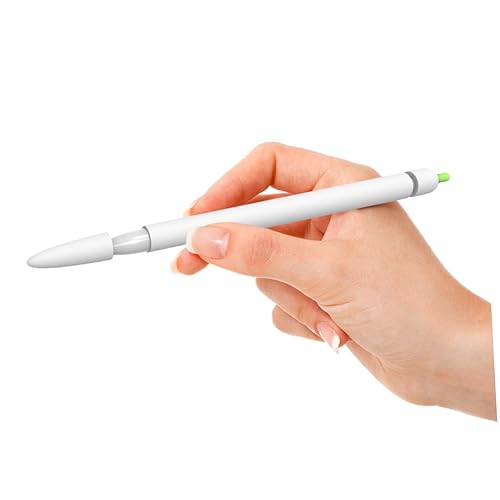 BELLIFFY Stift-schutzhülle Stifthüllenabdeckung Stifthalter Karottenförmig Stylus-stifthülle Stifte Für Bleistift 1 Etui Bleistift 1 Gehäuse Stylus-stiftetui Federmäppchen 2 Hautgriff Weiß von BELLIFFY