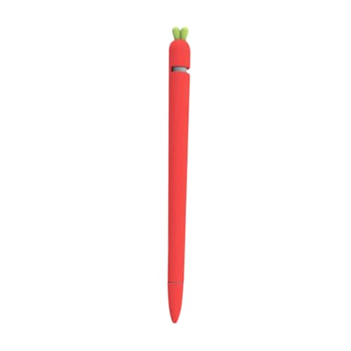 BELLIFFY Stiftabdeckung Aus Silikon Telefongriffe Schlankes Federmäppchen Stift-schutzhülle Bleistift Etui Der 1. Generation Abdeckung Für Stift Stylus-stifthülle Stylus Bleistifthülle Rot von BELLIFFY