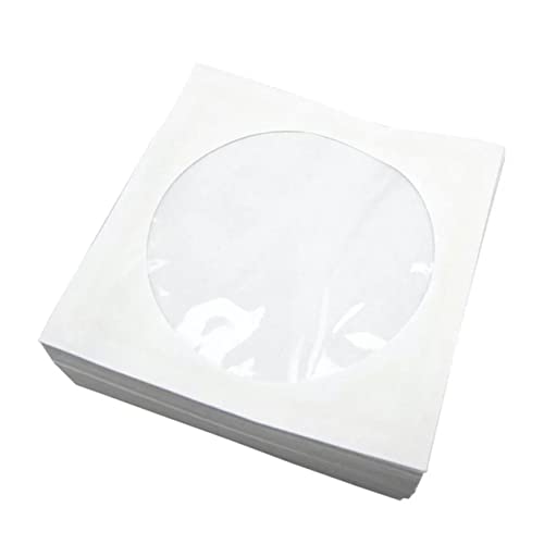 BELLIFFY Umweltfreundliche Cd-verpackungstasche - 100 Stück DVD-papierhüllen - Cd-aufbewahrungshüllen Cd- Für Unterwegs von BELLIFFY