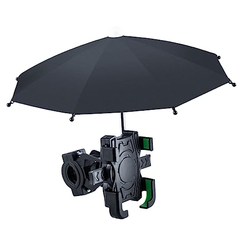 BELLIFFY Fahrrad-telefonhalterung Sonnenblende Handy-Regenschirm Schatten Für Elektrofahrräder Motorradhalter Regendichter Telefonständer Und Praktisch von BELLIFFY