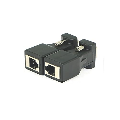 BELLIFFY Zum Adapter über Ethernet Videokonverter Kabelkoppler für Projektor Notebook von BELLIFFY