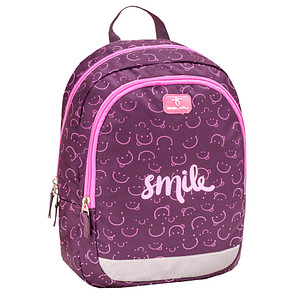 BELMIL® Kindergartenrucksack Kiddy Pink Smile Kunstfaser pink von BELMIL®