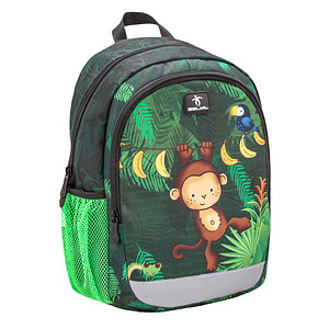 BELMIL® Kindergartenrucksack Kiddy Plus Star Jungle 2020 Kunstfaser grün von BELMIL®