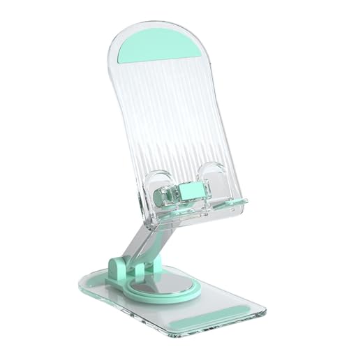 BELOWSYALER Handyhalterung, transparent, faltbar, Ständer für Handy, Tablet, tragbarer Ständer, um 360 Grad drehbar, Tisch-Telefonständer BELOWSYALER Handyhalterung, transparent, faltbar, Ständer für Handy, Tablet, tragbarer Ständer, um 360 Grad drehbar, Tisch-Telefonständer von BELOWSYALER