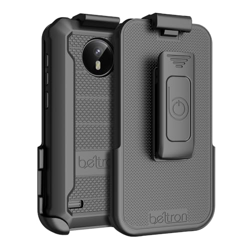 BELTRON Omnipod 5 Hülle mit Gürtelclip, schlanke Schutzhülle mit verstärkter Technologie, entworfen zum Schutz des Omnipod 5-Empfängers (starke und langlebige drehbare Clip-Hülle) (Schwarz) von BELTRON