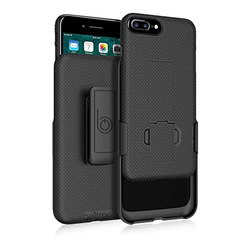 Schutzhülle für iPhone 7/8 Plus, ultradünn, mit drehbarem Gürtelclip Holster und integriertem Ständer Schutzhülle für iPhone 7/8 Plus, ultradünn, mit drehbarem Gürtelclip Holster und integriertem Ständer von BELTRON