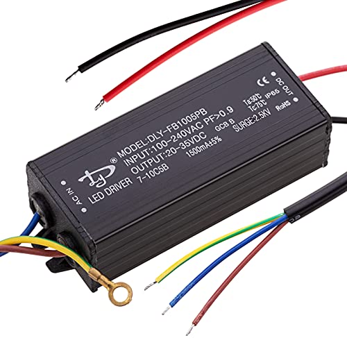 BeMatik - 100-240VAC Stromversorgung 20-35VDC 50W Aluminium-Chassis von BEMATIK.COM