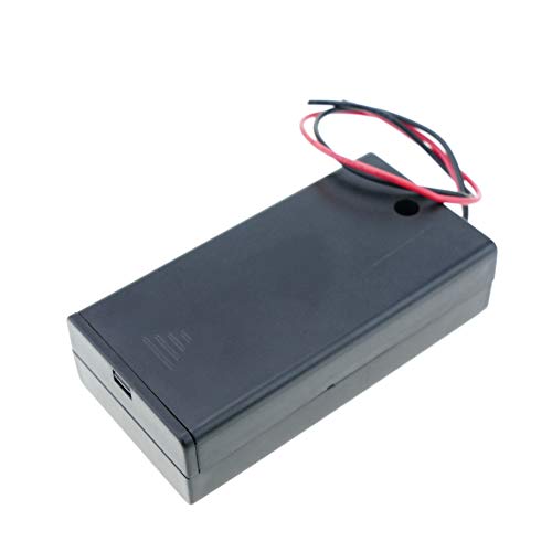 BeMatik Batteriebox für 2 Batterien LR6 AA 1,5 V EN-084 von BEMATIK.COM