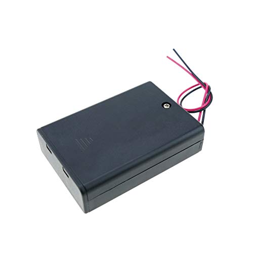 BeMatik - Batteriehalter in Box für 3 Batterien LR6 AA 1,5 V (EN086) von BEMATIK.COM