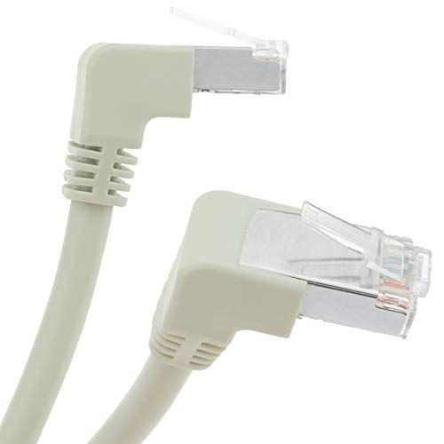 BeMatik - Cat.6 Netzwerkkabel RJ45 gewinkelt FTP 24AWG LAN (RU092) von BEMATIK.COM