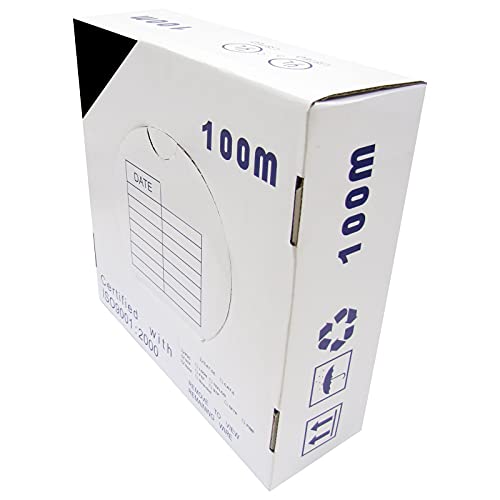 BeMatik - Coil Kabel der Kategorie 5e FTP CCA 24AWG solid Black 100m von BEMATIK.COM