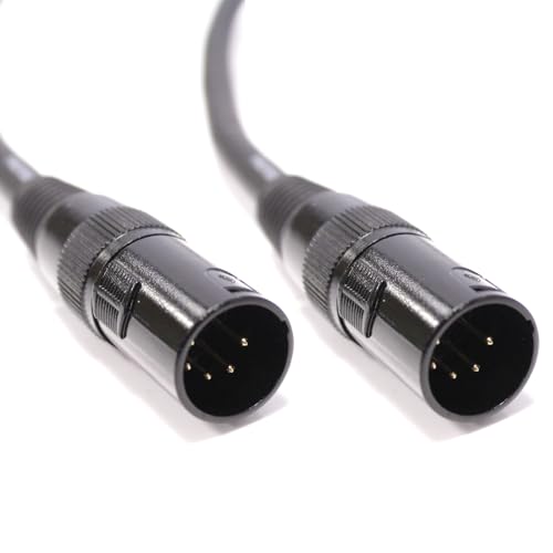 BeMatik - DMX512 DMX Kabel XLR 5pol Stecker auf 5pol XLR männlich 3m von BEMATIK.COM