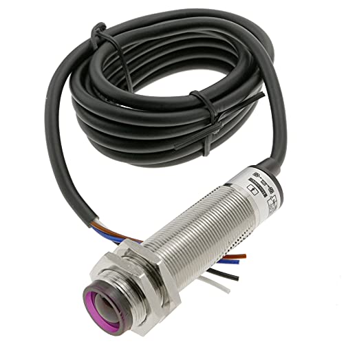 BeMatik - Einweg-Lichtschranke Photoschalter Foto Elektrische Sensor PNP NO+NC 10-36VDC M18 5m BeMatik - Einweg-Lichtschranke Photoschalter Foto Elektrische Sensor PNP NO+NC 10-36VDC M18 5m von BEMATIK.COM