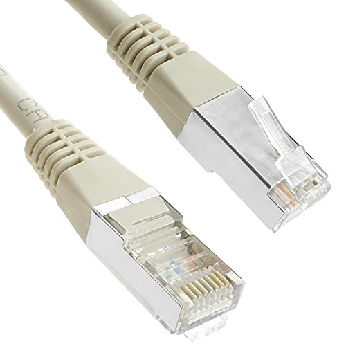 BeMatik - Ethernet-Netzwerkkabel RJ45 FTP Kategorie 5e grau 10 m von BEMATIK.COM