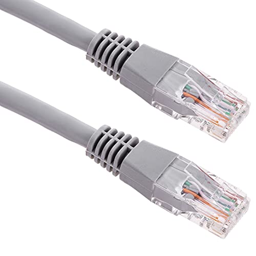BeMatik - Ethernet-Netzwerkkabel RJ45 LSHF UTP Kategorie 6 grau 10 m von BEMATIK.COM