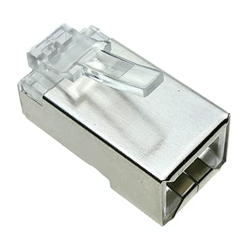 BeMatik - FTP Anschluss Cat.6 RJ45 männlich Kabel quetschen 100-pack von BEMATIK.COM