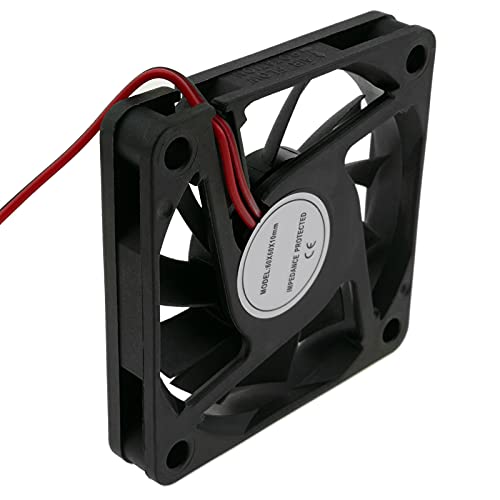 BeMatik - Gehäuselüfter mit Standardgehäuse 60x60x10 mm für 5 VDC für Gehäuse Lüfter Computer und Chassis von BEMATIK.COM