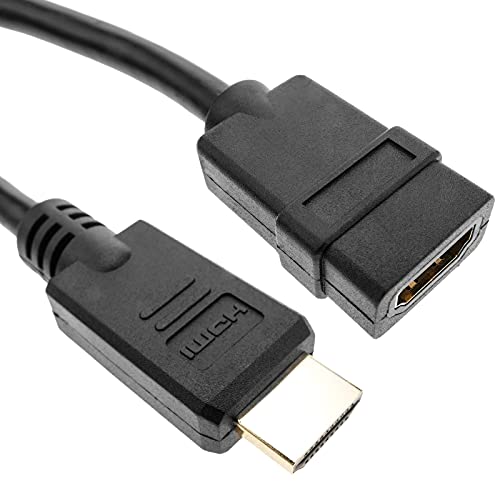 BeMatik - HDMI 1.4-Kabel Typ A Stecker auf Buchse 3m von BEMATIK.COM