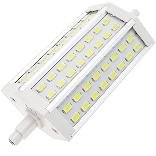 BeMatik - LED-Röhrenlampe R7S 85-265VAC 10W 118mm weiße kalte Tagesbirne von BEMATIK.COM