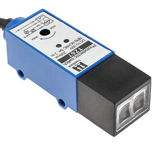 BeMatik Lichtschalter für Lichtschranke NPN NO+NC 10-30VDC 2 m Reflektor (TZ067) von BEMATIK.COM