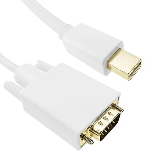 BeMatik - Mini DisplayPort Kabel VGA Stecker-Stecker 2 m von BEMATIK.COM