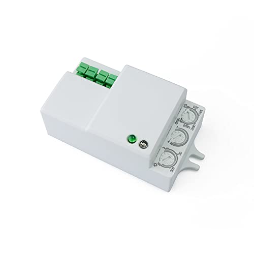 BeMatik - Mini kompakter Bewegungsmelder mit Steuerung der Licht Zeit und Entfernung von BEMATIK.COM