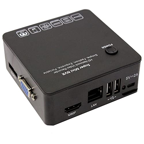 BeMatik - Netzwerk-Videorecorder NVR für Videoüberwachung 4 Kanal 1080p 720p 960p eSATA Festplatte von BEMATIK.COM