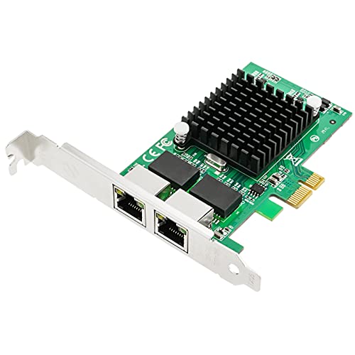 BeMatik - PCI-Express Gigabit Ethernet 10/100/1000Base-TX (2xRJ45) von BEMATIK.COM