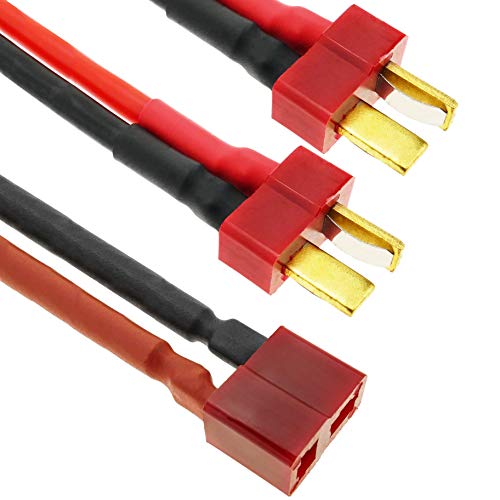 BeMatik Plug T-Kabel weiblich auf 2X TPLUG männlich 10 cm 14 AWG Lade- und Netzteil (KM050) von BEMATIK.COM