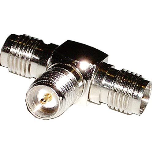 BeMatik - RSMA T-Verbinder (1 x RSMA-Female/2 x RSMA-Female) von BEMATIK.COM