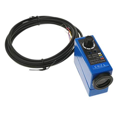 BeMatik TZ083 Lichtsensor für Lichtschranke in Farbe, 23 x 40 x 14 mm, 10-30 VDC von BEMATIK.COM