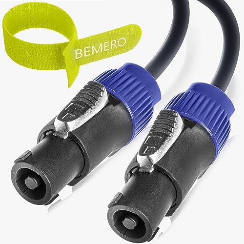 Bemero Speaker Twist, 2-Pin Lautsprecherkabel, Boxenkabel, 10 m, ⌀ 7,5mm, 2 x 1,5mm² Leiterquerschnitt von BEMERO