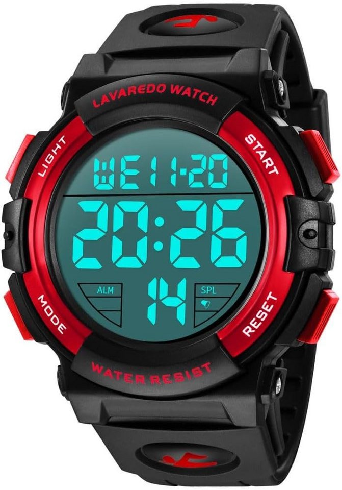 BEN NEVIS Digital 5 ATM wasserdichte Uhr mit Alarm Kalender Stoßfest Stoppuhr Watch, Funktionalität Präzise Quarzwerk aus Japan für eine exakte Zeitmessung BEN NEVIS Digital 5 ATM wasserdichte Uhr mit Alarm Kalender Stoßfest Stoppuhr Watch, Funktionalität Präzise Quarzwerk aus Japan für eine exakte Zeitmessung von BEN NEVIS
