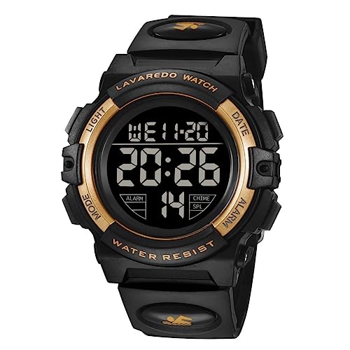 BEN NEVIS Digital Uhren für Kinder Jungen - Wasserdicht Sports Outdoor Digitaluhr Kinder Silikon Armbanduhr mit Wecker/Stoppuhr/LED-Licht/Stoßfest/Datum,Elektronische Kinderuhren von BEN NEVIS