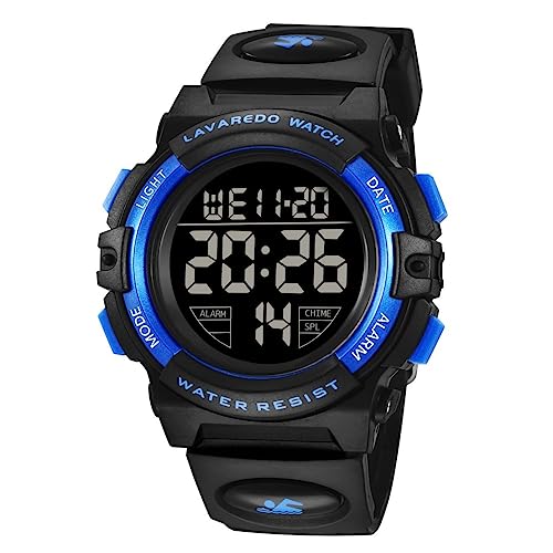 BEN NEVIS Digital Uhren für Kinder Jungen - Wasserdicht Sports Outdoor Digitaluhr Kinder Silikon Armbanduhr mit Wecker/Stoppuhr/LED-Licht/Stoßfest/Datum,Elektronische Kinderuhren von BEN NEVIS