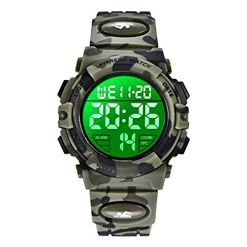 BEN NEVIS Digital Uhren für Kinder Jungen-Wasserdicht Sports Outdoor Digitaluhr Kinder Silikon Armbanduhr mit Wecker/Stoppuhr/LED-Licht/Stoßfest von BEN NEVIS