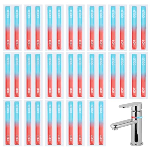 BENECREAT 72 Stück Heiß Und Kaltwasseretikett 60x6mm Selbstklebende Wasserhahn Aufkleber Wasserdichtes Wasserhahn Etikett Für Küchen Und Badezimmer Wasserhahn Duschrosette BENECREAT 72 Stück Heiß Und Kaltwasseretikett 60x6mm Selbstklebende Wasserhahn Aufkleber Wasserdichtes Wasserhahn Etikett Für Küchen Und Badezimmer Wasserhahn Duschrosette von BENECREAT