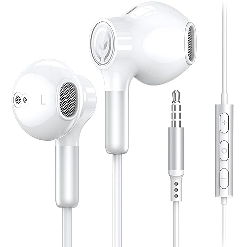 BENEWY ME910 Kopfhörer mit Kabel, extra Bass, mit Mikrofon,geräuschisolierend, In Ear Ohrhörer für iPhone, iPod, iPad, MP3, Huawei, Samsung, 3,5 mm Klinkenstecker. von BENEWY