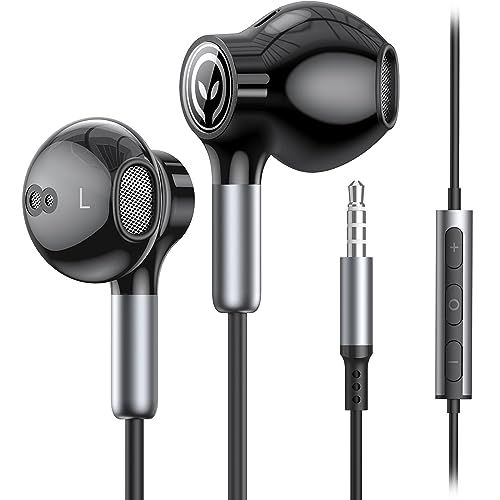 BENEWY ME910 Kopfhörer mit Kabel, extra Bass, mit Mikrofon,geräuschisolierend, In Ear Ohrhörer für iPhone, iPod, iPad, MP3, Huawei, Samsung, 3,5 mm Klinkenstecker. von BENEWY