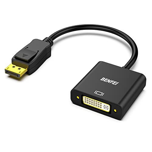 BENFEI DisplayPort auf DVI Konverter, Vergoldet DP/Display Port zu DVI-D Kabel HDTV Adapter Konverter Männlich zu Weiblich von BENFEI