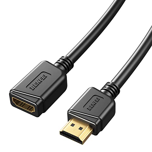 BENFEI High Speed HDMI Verlängerungskabel, 0.9M HDMI 2.0 Extender Stecker auf Buchse Kabel, unterstützt 4K HDR, 3D,2160p, Full HD, kompatibel mit Roku Fire Stick,Laptop, PS4,HDTV,Monitor,Projektor von BENFEI
