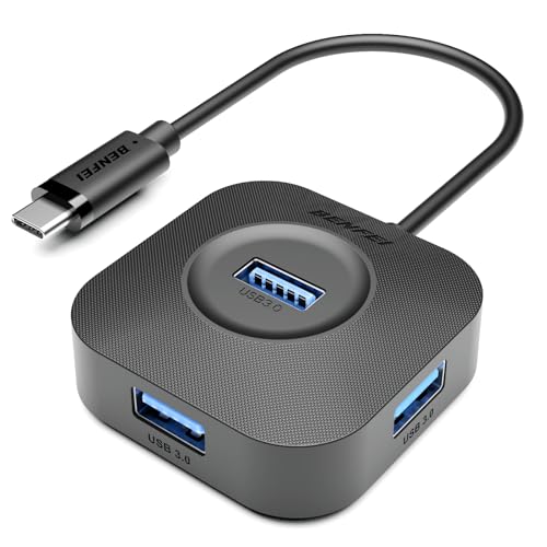 BENFEI USB C Hub 5 Gbps, Adapter mit 4 USB 3.0 Ports, Hochgeschwindigkeits USB C Multiport Splitter für iPhone 15/15 Pro MacBook Pro iMac iPad Pro Chromebook Galaxy S23 und mehr BENFEI USB C Hub 5 Gbps, Adapter mit 4 USB 3.0 Ports, Hochgeschwindigkeits USB C Multiport Splitter für iPhone 15/15 Pro MacBook Pro iMac iPad Pro Chromebook Galaxy S23 und mehr von BENFEI